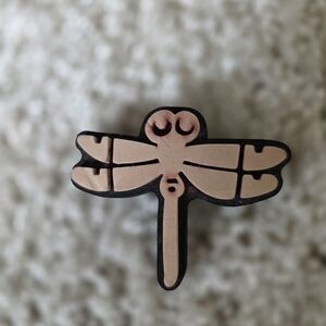 Dragonfly Shaped Stencil. Four Inches Across.